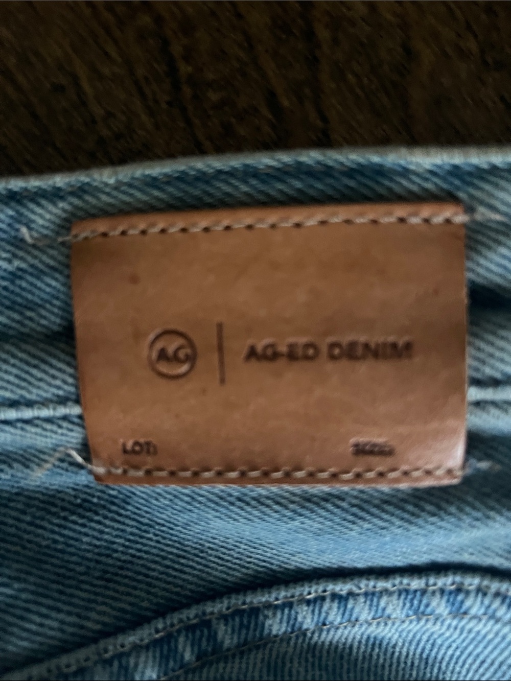 AG Adriano Goldschmied Light Blue Distressed Cropped Jeans - Picture 4 of 5